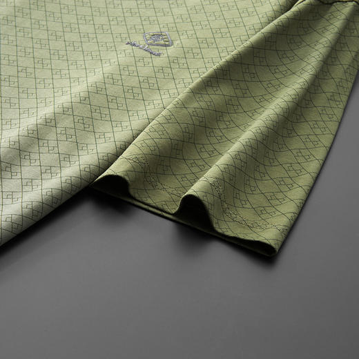 【DWP】大依优型大码短袖T恤圆领加肥加大男士大号弹力透气舒适夏季半袖 商品图3