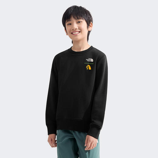 北面童装  印花长袖休闲卫衣  8DCM 商品图0