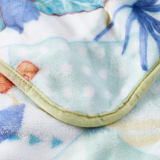 【彤橙】富安娜(FUANNA) 单层法兰绒毯/幻彩芳菲180*200cm 商品图3