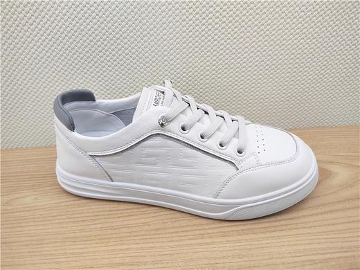 豪行23328307真皮运动休闲低跟女鞋单鞋皮鞋 商品图0