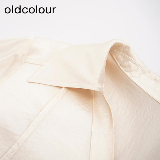 oldcolour欧珂2024春季时尚纯色宽松长袖衬衫女Q110107A1 商品图2