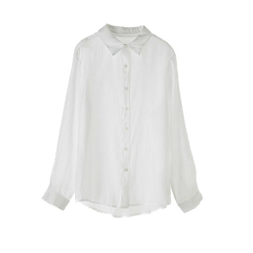 【兰精天丝春夏衬衫】女新款外穿冰凉感防晒服开衫轻薄纽扣莱赛尔外套 商品图6