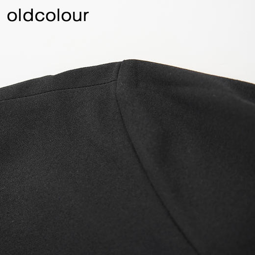 oldcolour欧珂2024春季新款休闲长袖中长款连衣裙女Q121009A1 商品图2