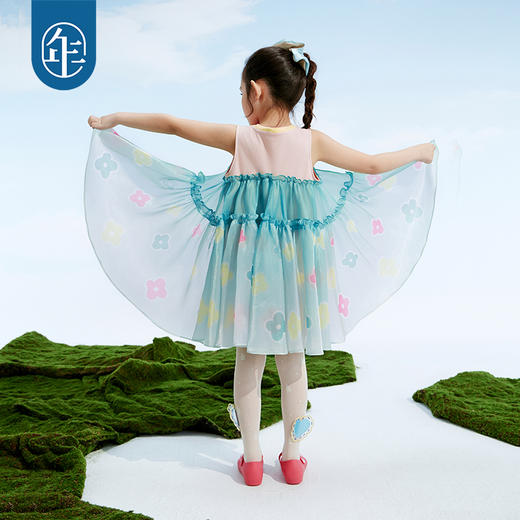 年衣童装女童2025夏季新款中国风无袖背心裙果酱邦尼连衣裙 商品图4