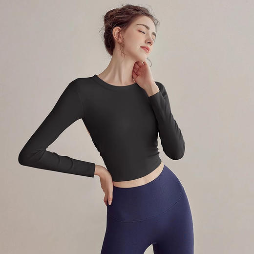 跃牌【安琪拉系列】高级性感运动上衣美背跑步普拉提训练健身服CX7403 商品图2