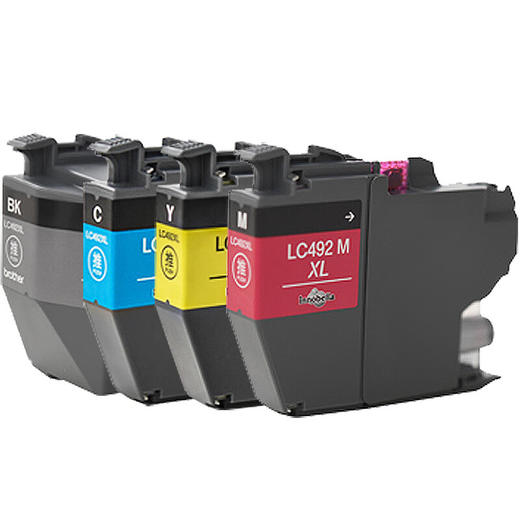 绘威LC492XL墨盒 适用兄弟MFC-J2340DW MFC-J3540DW MFC-J3940DW brother打印机墨盒 墨水 四色套装 商品图5