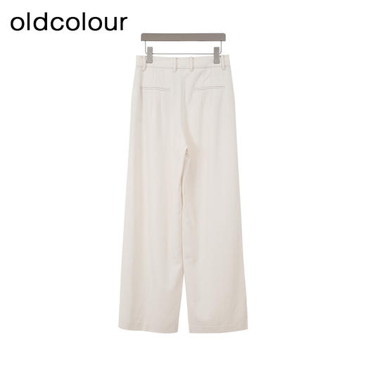 oldcolour欧珂2024春季商场同款时尚纯色阔腿长裤女Q110702A1 商品图1