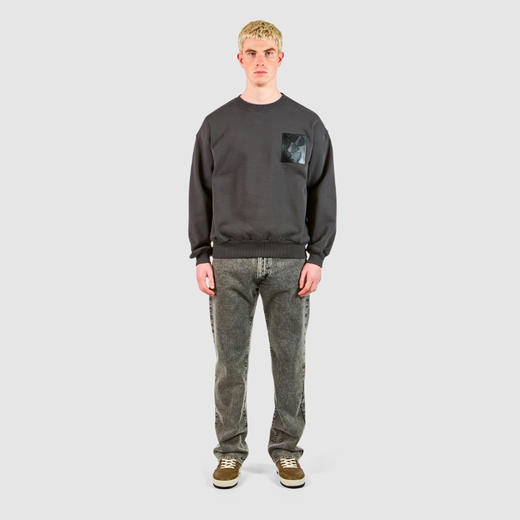 PHILIPPE MODEL 男士字母盾牌橡胶贴片棉质卫衣 蓝色 SCNU SB05 27 商品图3