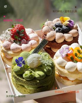 四韵鲜乳蛋糕分享装（注：部分水果根据时令会有所调整）