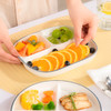 【摩登分餐盘】陶瓷早餐分格餐盘儿童家用可爱宝宝一人食餐具大人减脂盘子 商品缩略图4