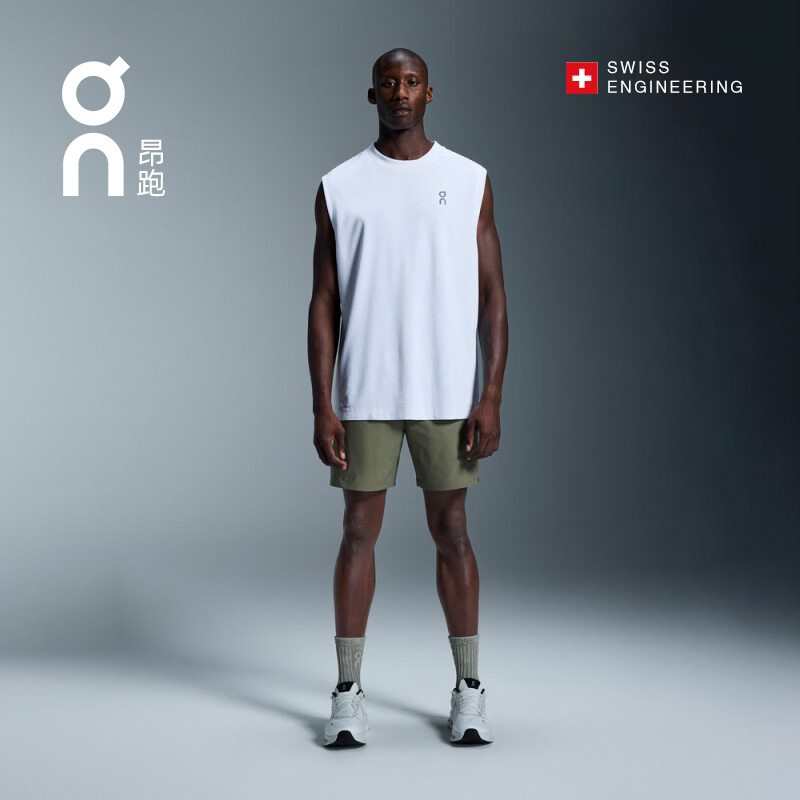 On 昂跑 7" Core Shorts 男款 春夏新品7英寸跑步休闲运动短裤