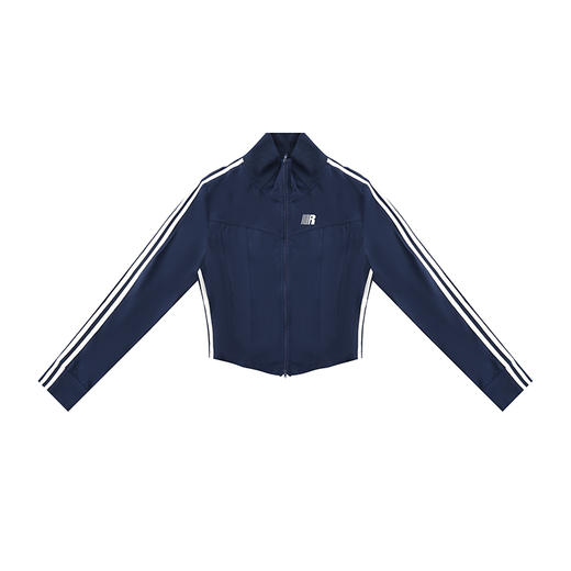 FDR官方店 立领修身织带夹克外套女春季户外辣妹短款开衫外套上衣 商品图4