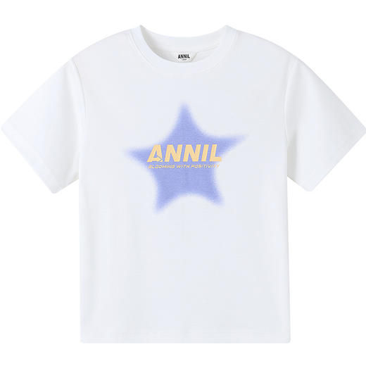 男童圆领液氨短袖T恤夏季新款安奈儿童装实体店同款AB511520 商品图7