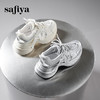预售10天|Safiya/索菲娅2025潮流厚底网面镂空烫钻增高休闲运动老爹鞋 SFD1112255 商品缩略图6