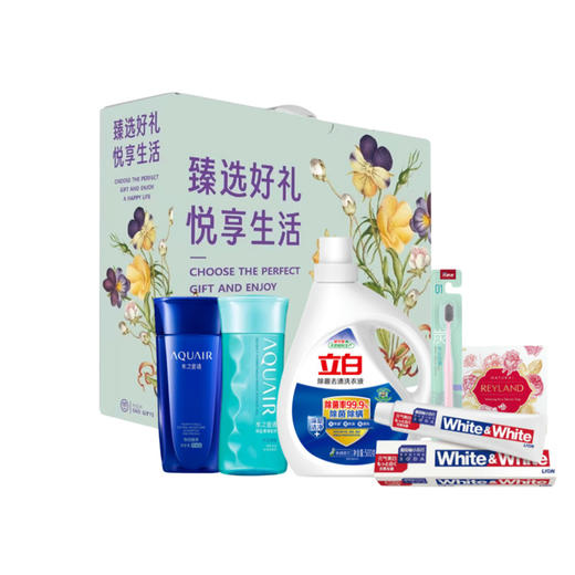 水之密语 乐享生活洗护套餐 6件套 400ml+720g CX-3804 商品图0
