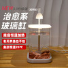 【恒温加热！高透玻璃！】鱼专用缸 高透小型 懒人造景 玻璃桌面专用鱼缸 恒温加热鱼缸 网红礼物-QQ 商品缩略图1