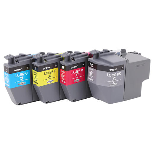 绘威LC492XL墨盒 适用兄弟MFC-J2340DW MFC-J3540DW MFC-J3940DW brother打印机墨盒 墨水 四色套装 商品图4