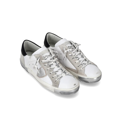 PHILIPPE MODEL 男士盾牌徽标 Prsx 休闲运动鞋 白色 PRLU MA02 商品图1