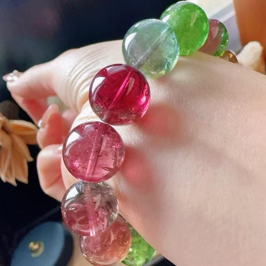 13mm-14mm单圈西瓜碧玺手串 商品图3