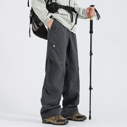 SCWJ斯辰唯佳三合一冲锋裤  可拆卸抓绒内胆保暖裤 杜邦特氟龙三防技术 登山裤男女通用 商品图7