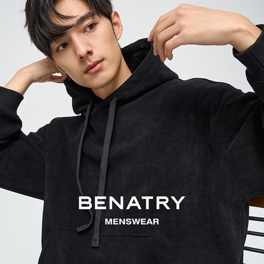 贝纳川连帽加绒卫衣ECP424002 商品图4