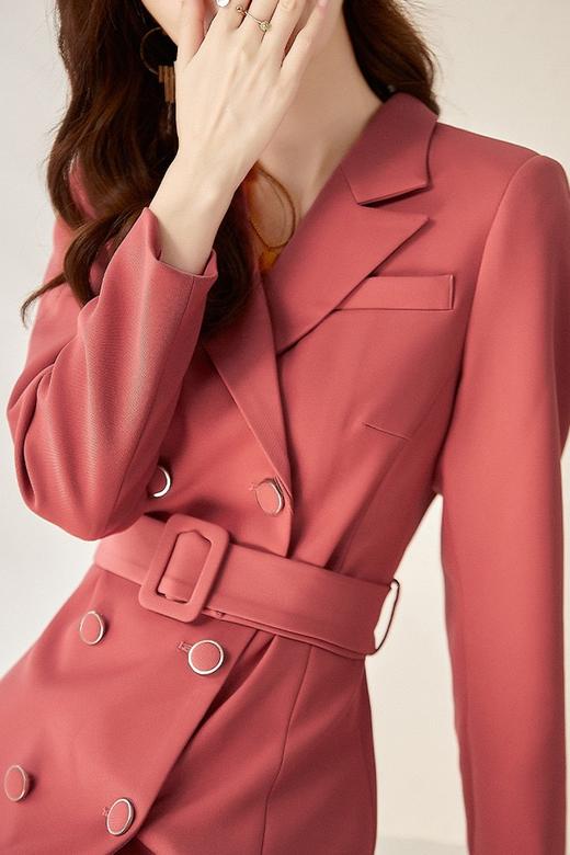 Le Malene 通勤气质简约风收腰西装连衣裙 15580 商品图3