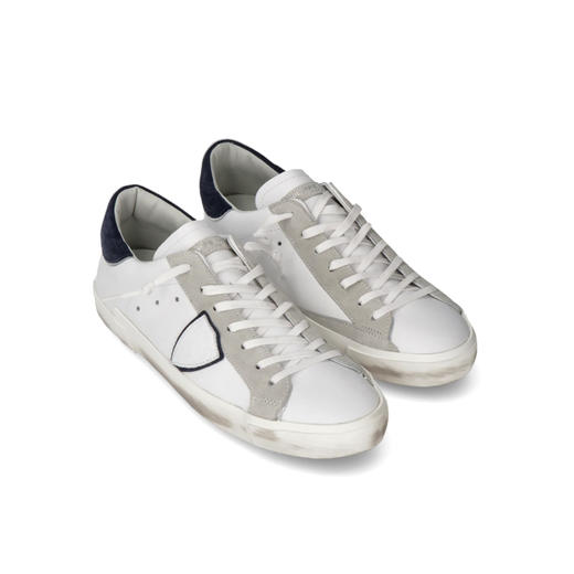 PHILIPPE MODEL 男士盾牌徽标 Prsx 休闲运动鞋 白色 PRLU VX22 商品图1