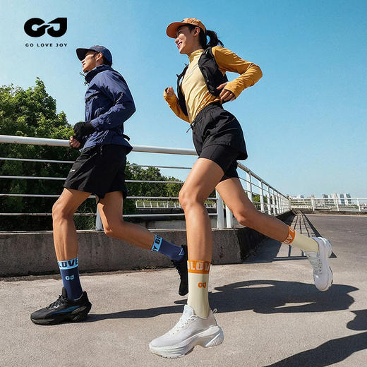 买一送一 新款无骨袜男女户外跑步骑行篮球运动袜子中筒袜加厚减震耐磨棉袜 商品图2