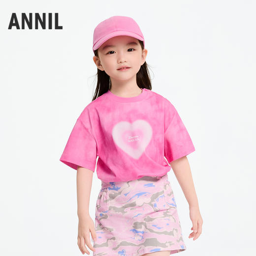 女童SORONA短袖T恤春季新款安奈儿童装实体店同款XG511552 商品图2