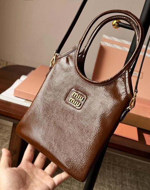 MiuMiu缪缪千鸟格迷你托特包（MM） 商品图1