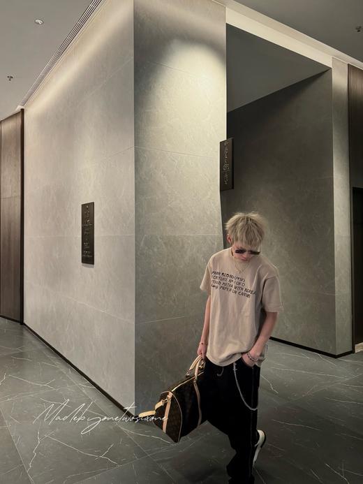 驴家 Park SEO BO艺术家展馆签字针织短袖tee 商品图2