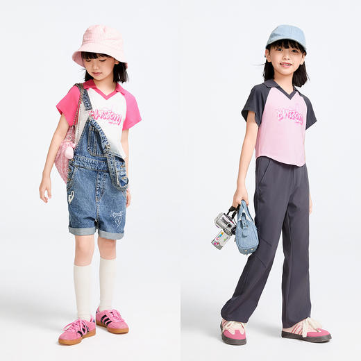 女童翻领短袖POLO衫夏季新款安奈儿童装实体店同款AG511583 商品图3