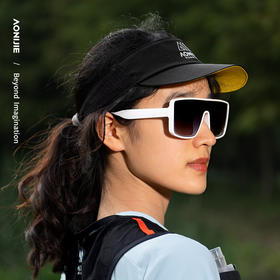 奥尼捷新款运动空顶帽透气时尚户外运动防晒帽跑步登山空顶帽可插眼镜可折叠易收纳 E4628