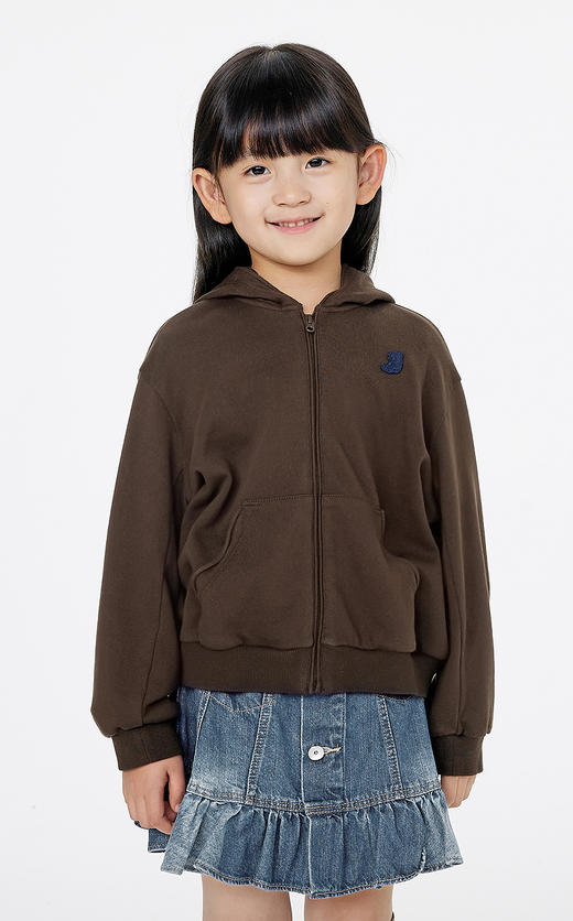 jnby  25年春款  连帽开襟卫衣   1P2412280 商品图4