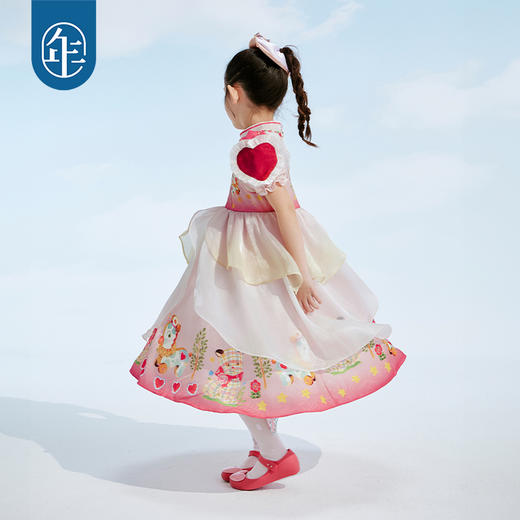 年衣童装连衣裙汉服2025新款春夏季儿童甜美全糖主义中式公主裙 商品图3