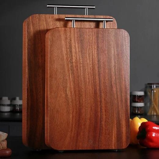 品牌清仓福利低至129元起原森太高硬黑金檀整木菜板某东售价259元精选非洲加蓬30年树龄的老黑金檀制作原切整木无粘合寿命是普通菜板的十倍以上基地直邮 商品图6