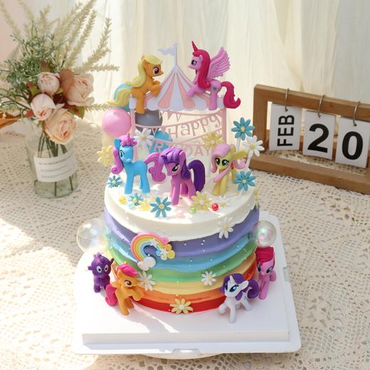 小马宝莉彩虹城堡蛋糕 商品图3