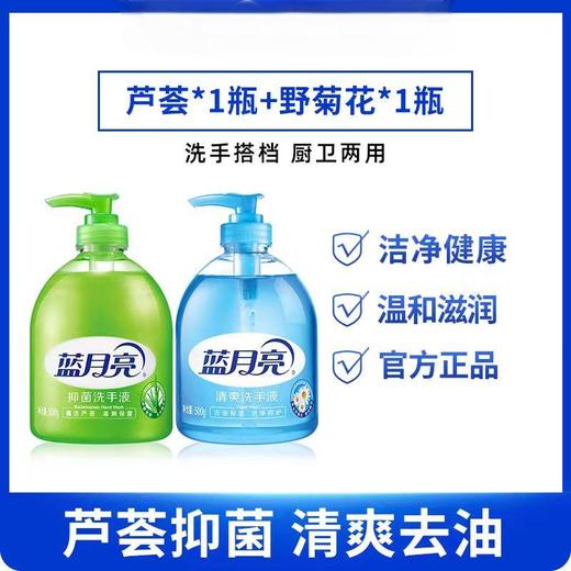 【JL】蓝月亮洗手液500g+500g组合装 2瓶/组 商品图0