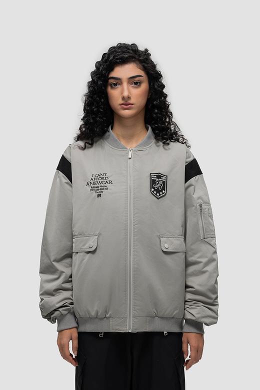 FDR 国潮美式复古飞行夹克外套男女春秋季加厚情侣宽松上衣棒球服 商品图4