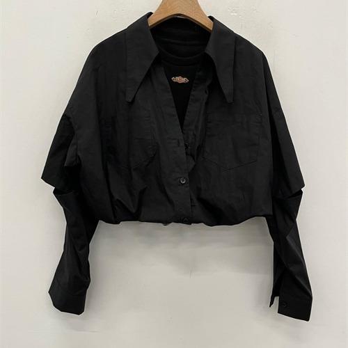 ZB2-7毛织拼接假两件上衣40819秋季343070040321 商品图0