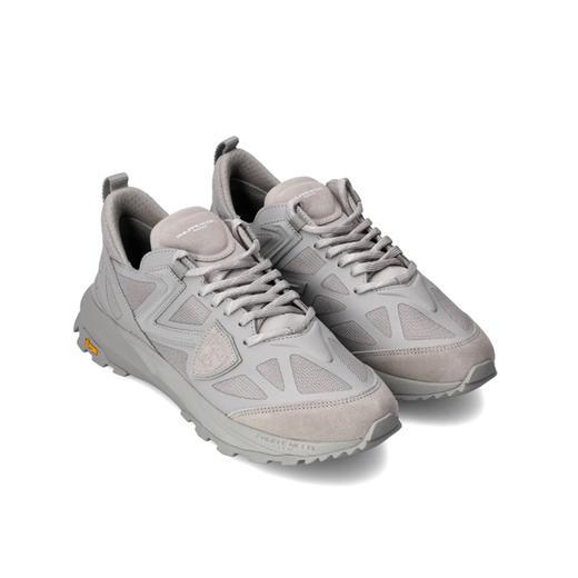 PHILIPPE MODEL 男士盾牌徽标浮雕 Rocx 休闲运动鞋 灰色 RXLU TP25 商品图1