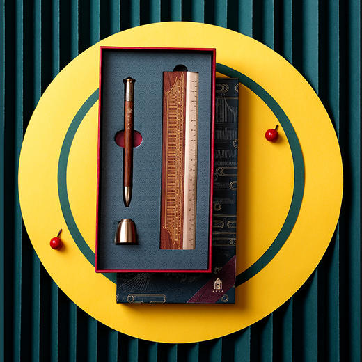 故宫文具宫阙笔尺文具套装 商品图2