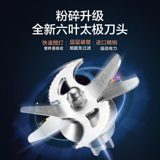 SUPOR/苏泊尔 轻音破壁机1.75L可预约五谷杂粮免滤降噪豆浆辅食机 SP902S 商品图3