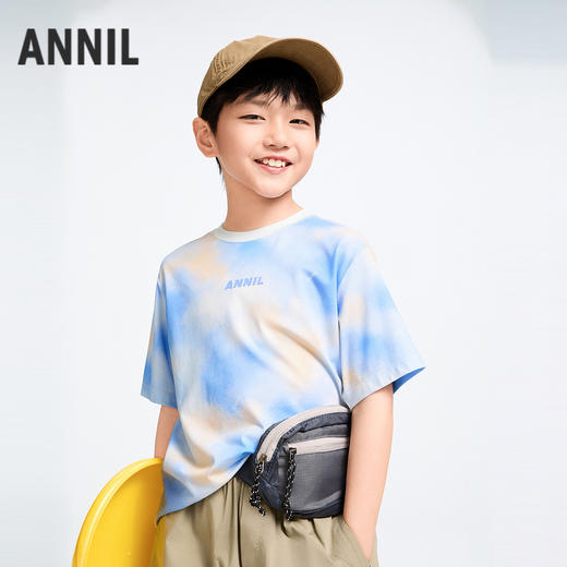 男童圆领SORONA短袖T恤夏季新款安奈儿童装实体店同款AB511525 商品图1