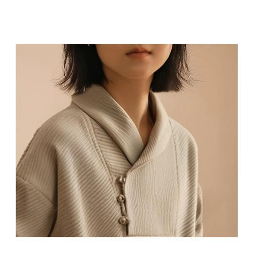 裁缝学苑AS402国风翻领卫衣纸样女装落肩上衣版型图纸样板 商品图3