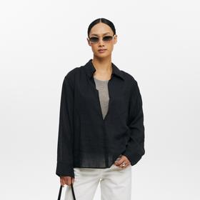 oneupV领苎麻天丝衬衫