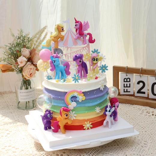 小马宝莉彩虹城堡蛋糕 商品图1