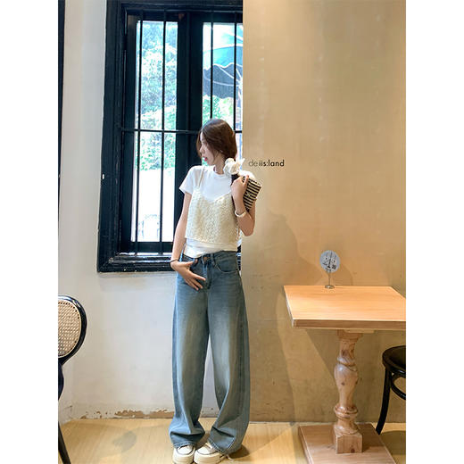 【99元任选2件】最后一波 ！！刺绣小花吊带背心 商品图3