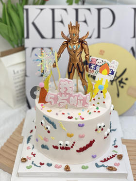 奥特曼奶油蛋糕 下单前请仔细阅读商品详情