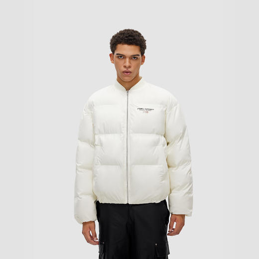 FDR 国潮小旗帜印花棉衣棉服男女秋冬季加厚情侣装上衣面包服外套 商品图0